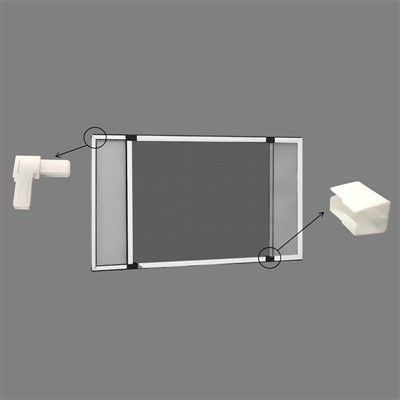 Útdraganleg fluguskjágluggi