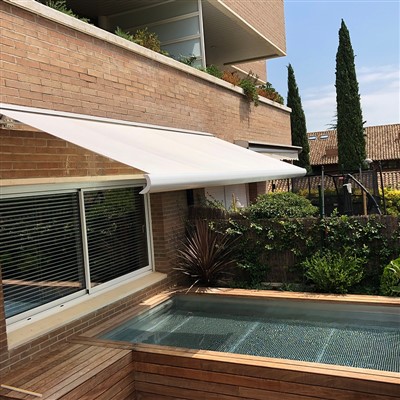 Full snælda verönd skyggni